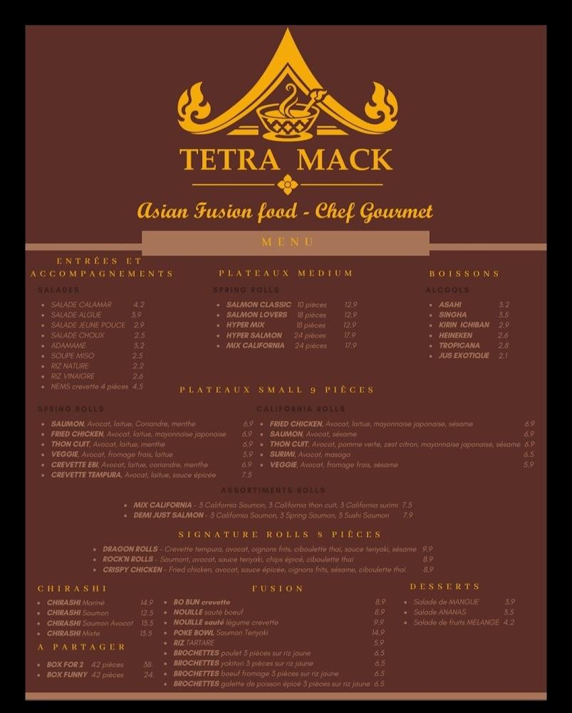 TETRA MACK & CO - Menu Image 2