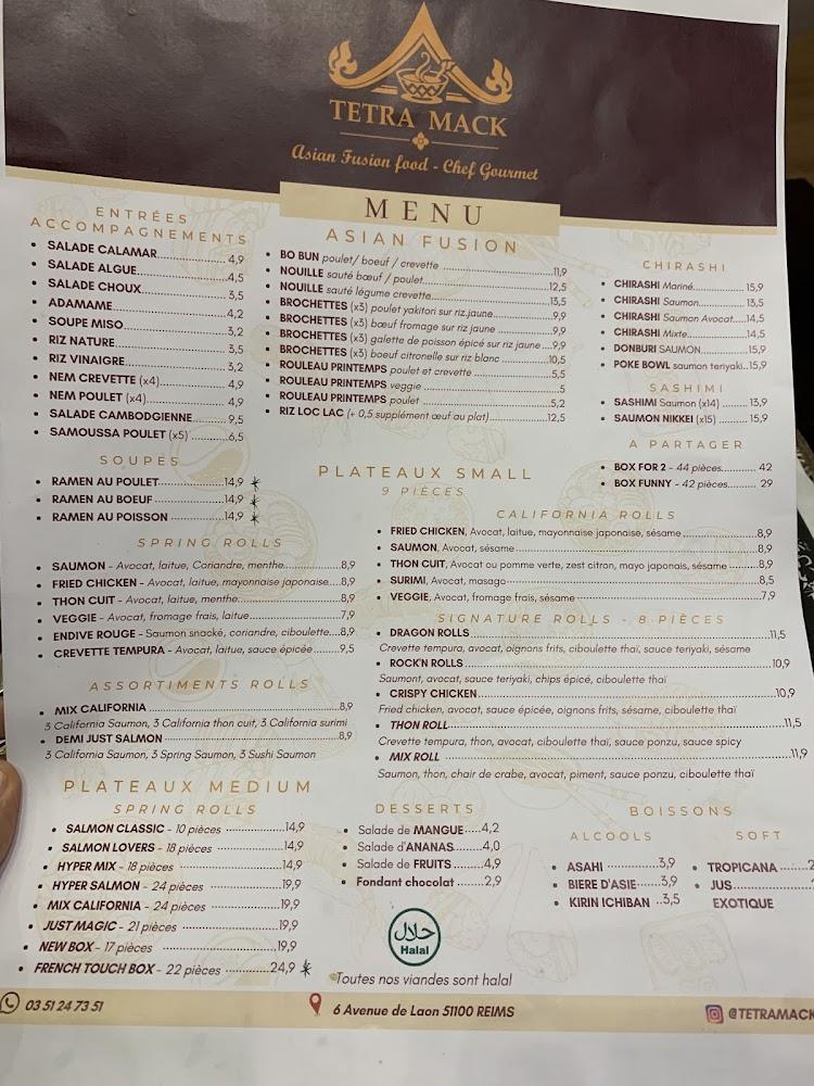 TETRA MACK & CO - Menu Image 3