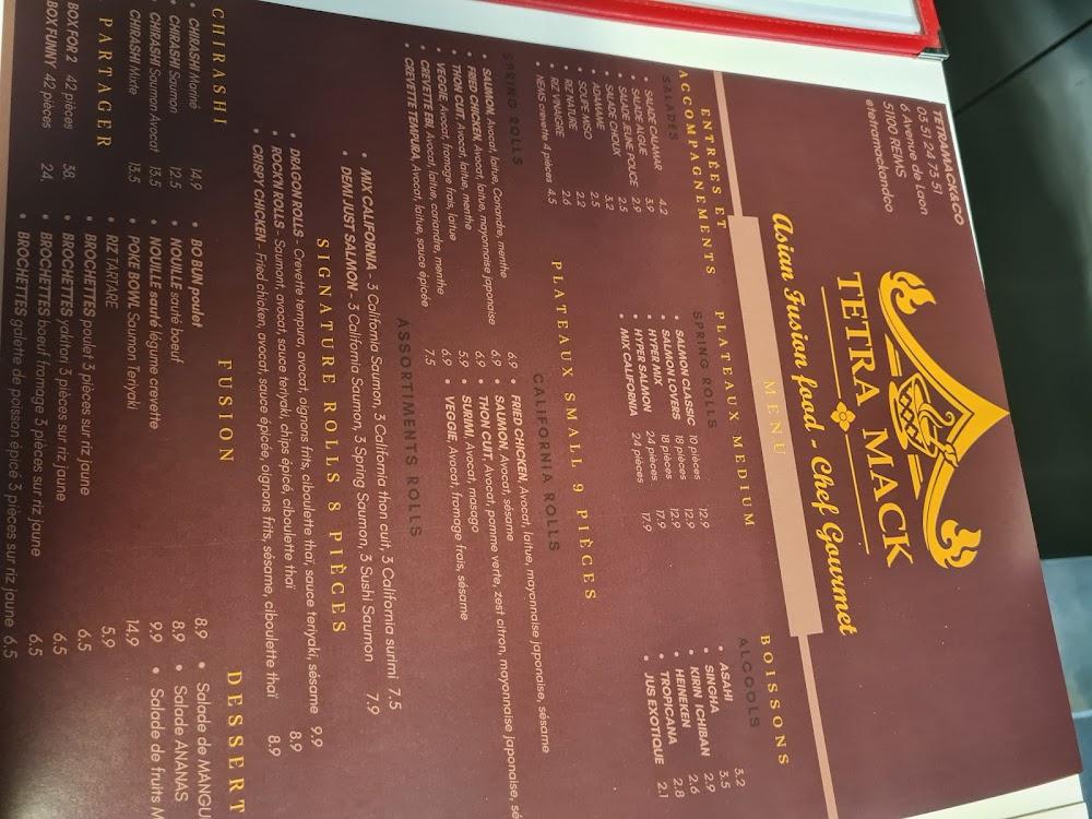 TETRA MACK & CO - Menu Image 4